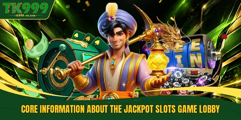 Core information about the Jackpot slots game lobby