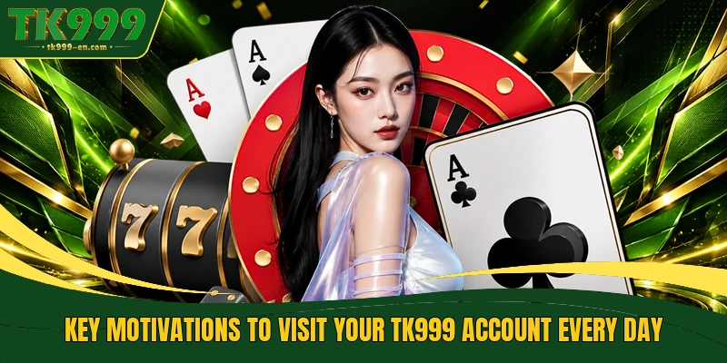 Key motivations to visit your TK999 account every day